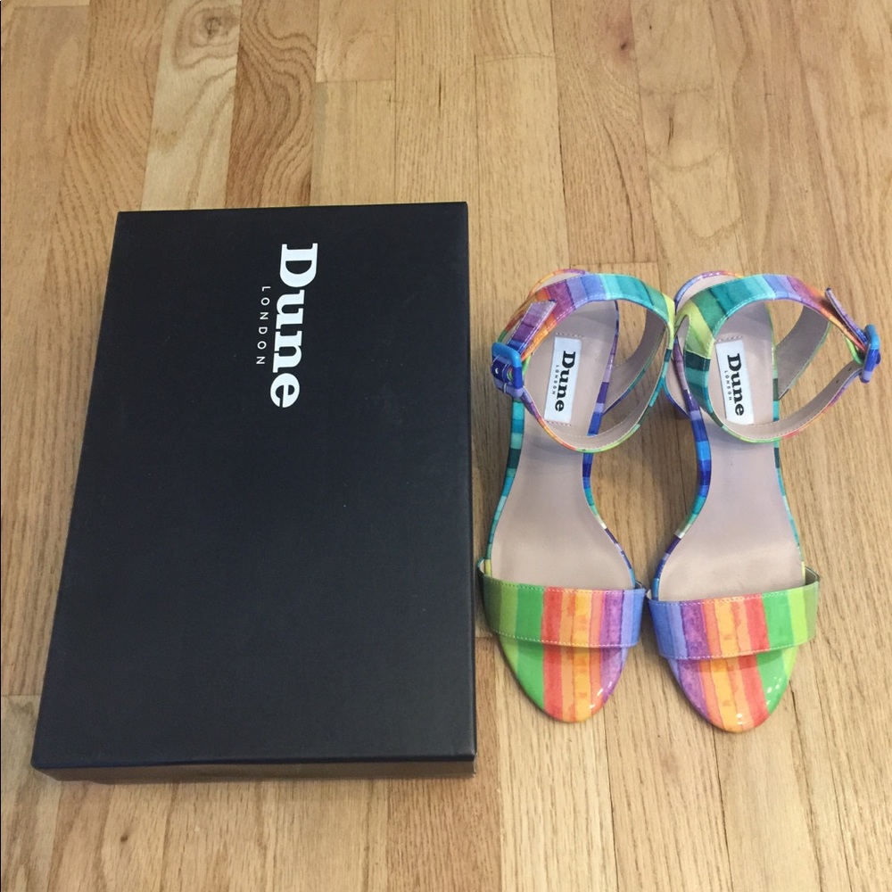 Dune London Multi Color Sandals